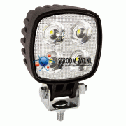 Led Werklamp vierkant  81 1000 lumen 4 leds spotlicht 12/24V